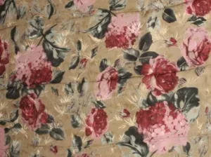 silk chiffon satin stripes Floral printed 44" wide
