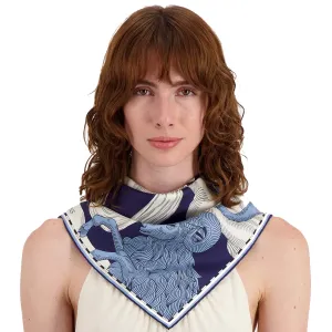 Square Blue Astrologie Scarf