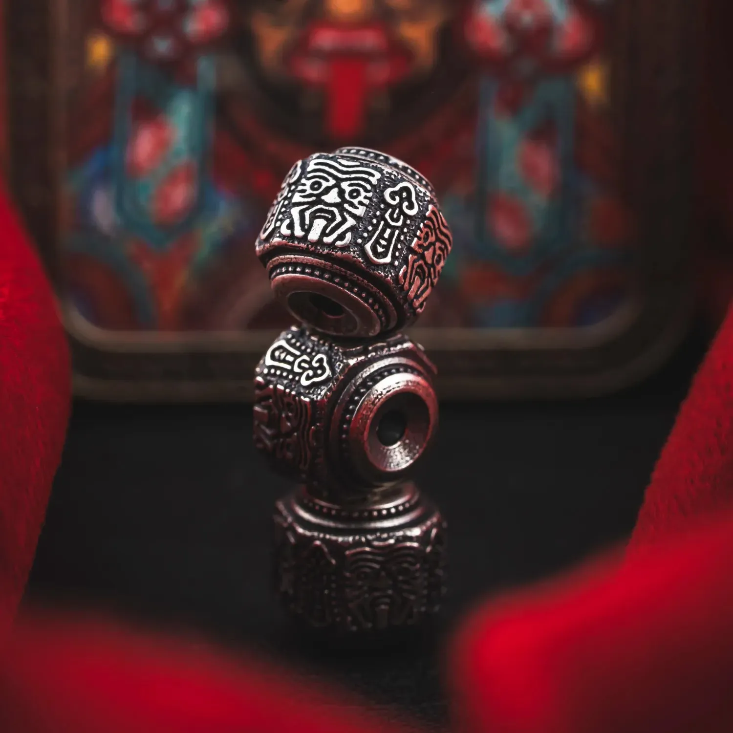 Tibetan Goddess of Wealth Bead