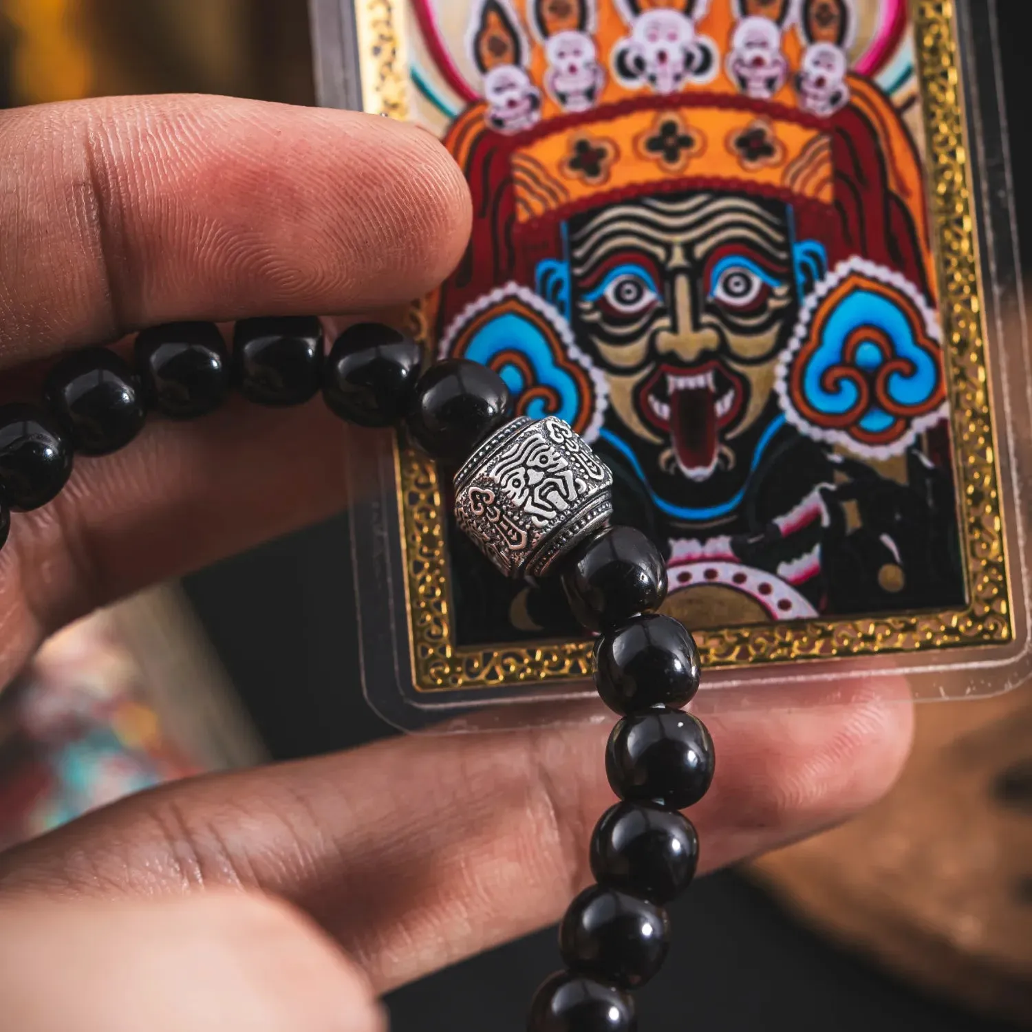 Tibetan Goddess of Wealth Bead