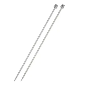 UNIQUE KNITTING Single Point Knitting Needles 30cm (12") Aluminum - 5mm/US 8