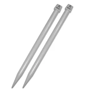 UNIQUE KNITTING Single Point Knitting Needles 35cm (14") Plastic - 20mm