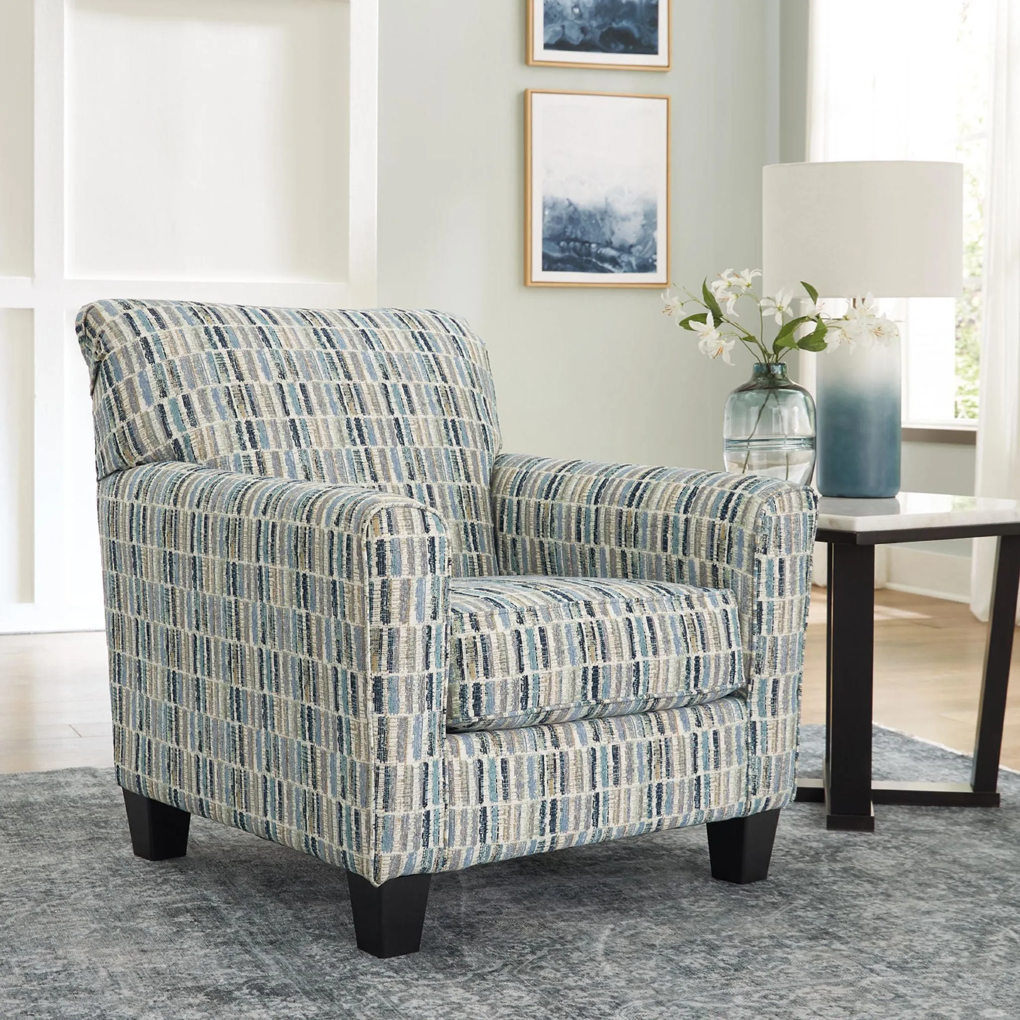 Valerano Accent Chair - Parchment